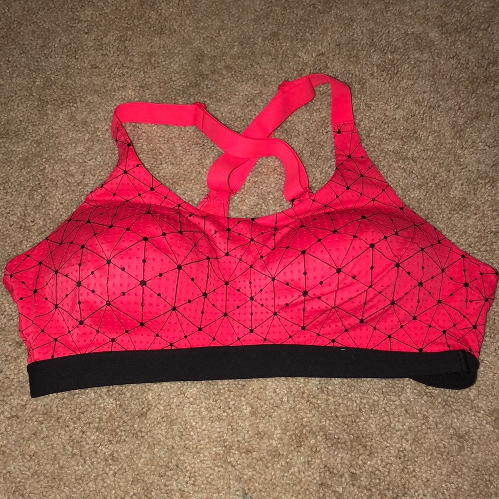 Red VS sports bra